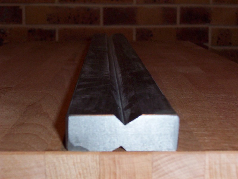 LE GABARIT DE DEGROSSISSAGE 700MM DEUX FACES DE TRAVAIL (un coté servant pour l'ébauche du talon le second pour le sion)